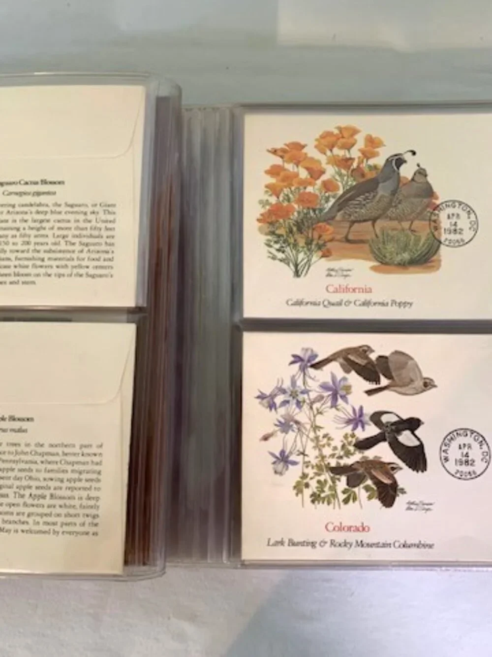 Birds & Flowers of the Fifty States; Commemorative Stamps & First Day Covers